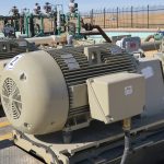 Oil pumping at an early production facility site 1