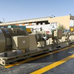 Horizontal multi-phased production pump